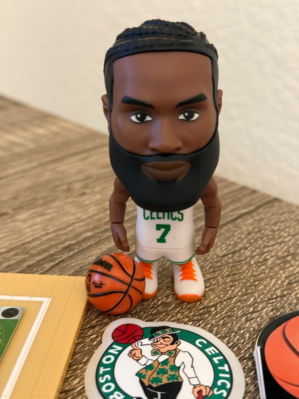 Jaylen Brown Boston Celtics White Jersey Zuru NBA Ballers Series 2